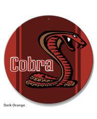Ford Torino Cobra 1971 Emblem Round Aluminum Sign