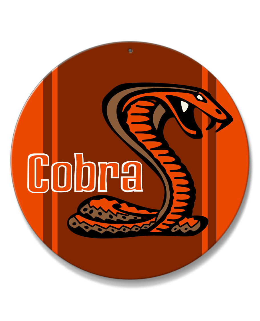 Ford Torino Cobra 1971 Emblem Round Aluminum Sign