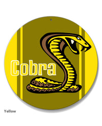 Ford Torino Cobra 1971 Emblem Round Aluminum Sign