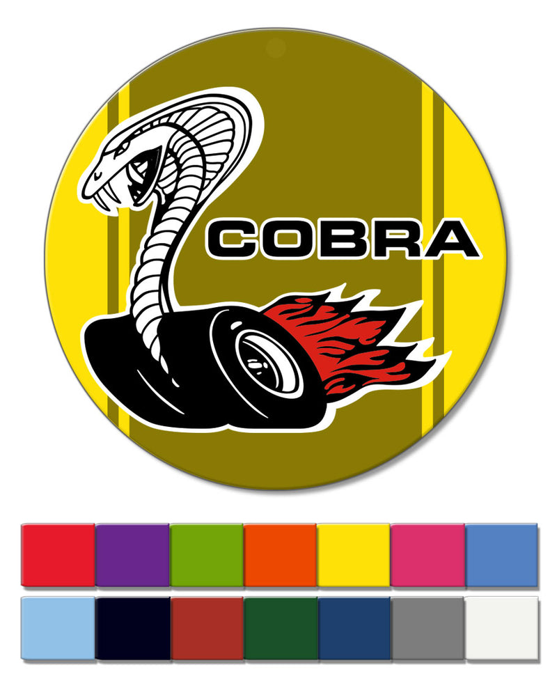 Ford Torino Cobra 1970 Emblem Round Fridge Magnet