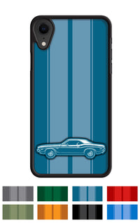 1971 Dodge Challenger Base Hardtop Smartphone Case - Racing Stripes