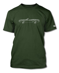 1971 Dodge Challenger RT Convertible Bulge Hood T-Shirt - Men - Side View