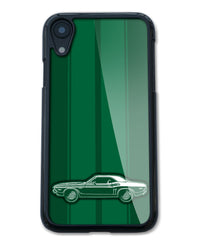 1971 Dodge Challenger RT with Stripes Coupe Bulge Hood Smartphone Case - Racing Stripes