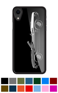 1971 Dodge Challenger RT with Stripes Convertible Bulge Hood Smartphone Case - Side View