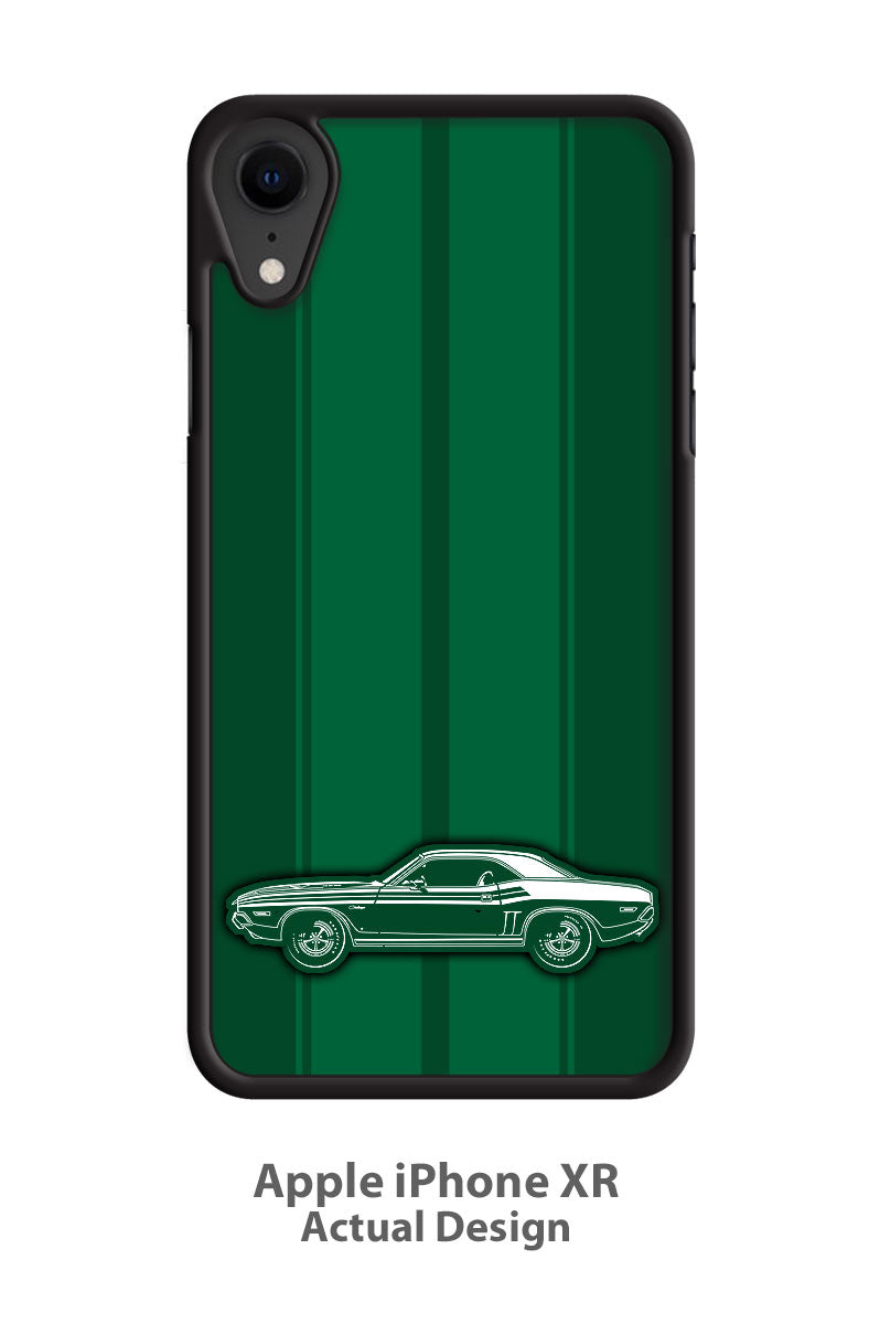 1971 Dodge Challenger with Stripes Hardtop Smartphone Case - Racing Stripes