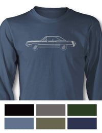 1971 Dodge Dart Swinger Hardtop T-Shirt - Long Sleeves - Side View