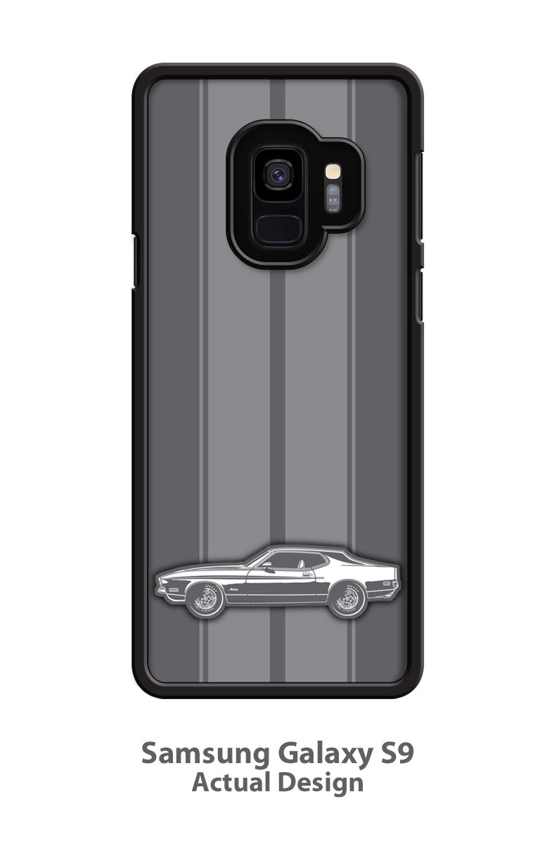 1971 Ford Mustang Sports Coupe Smartphone Case - Racing Stripes