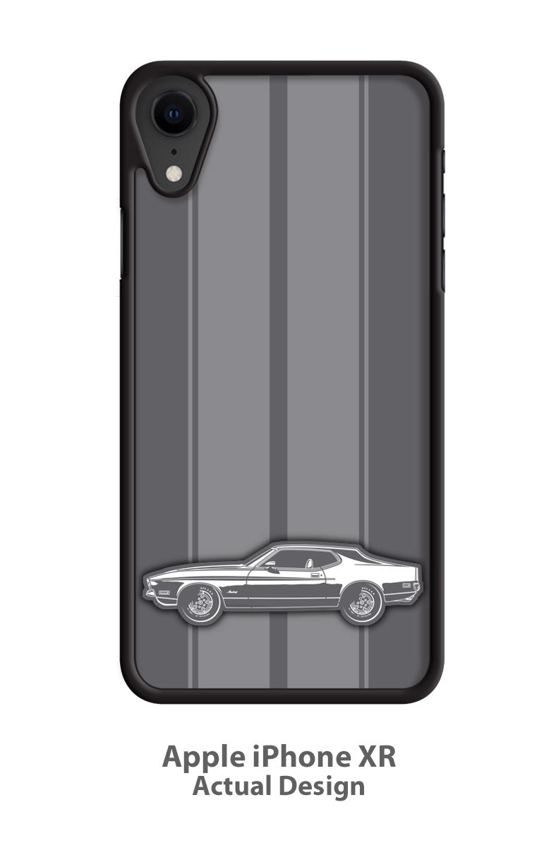 1971 Ford Mustang Sports Coupe Smartphone Case - Racing Stripes