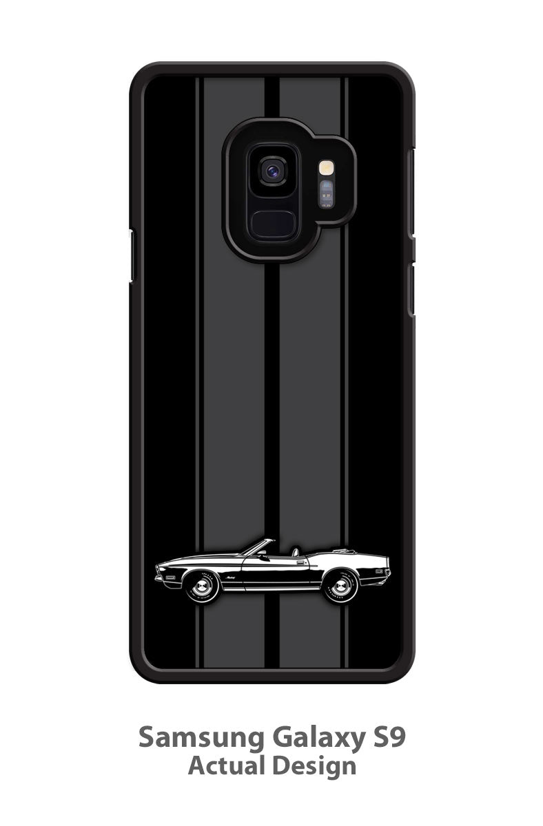 1971 Ford Mustang Sports Convertible Smartphone Case - Racing Stripes