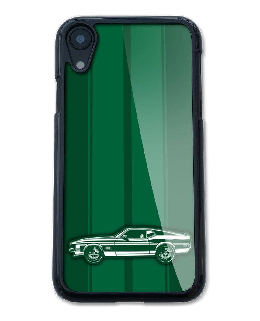 1971 Ford Mustang Mach 1 Sportsroof Smartphone Case - Racing Stripes