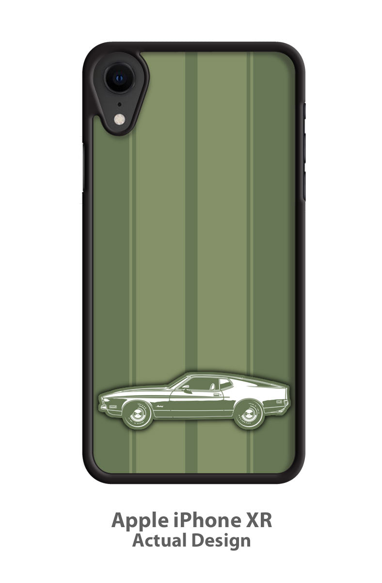 1971 Ford Mustang Sports Sportsroof Smartphone Case - Racing Stripes
