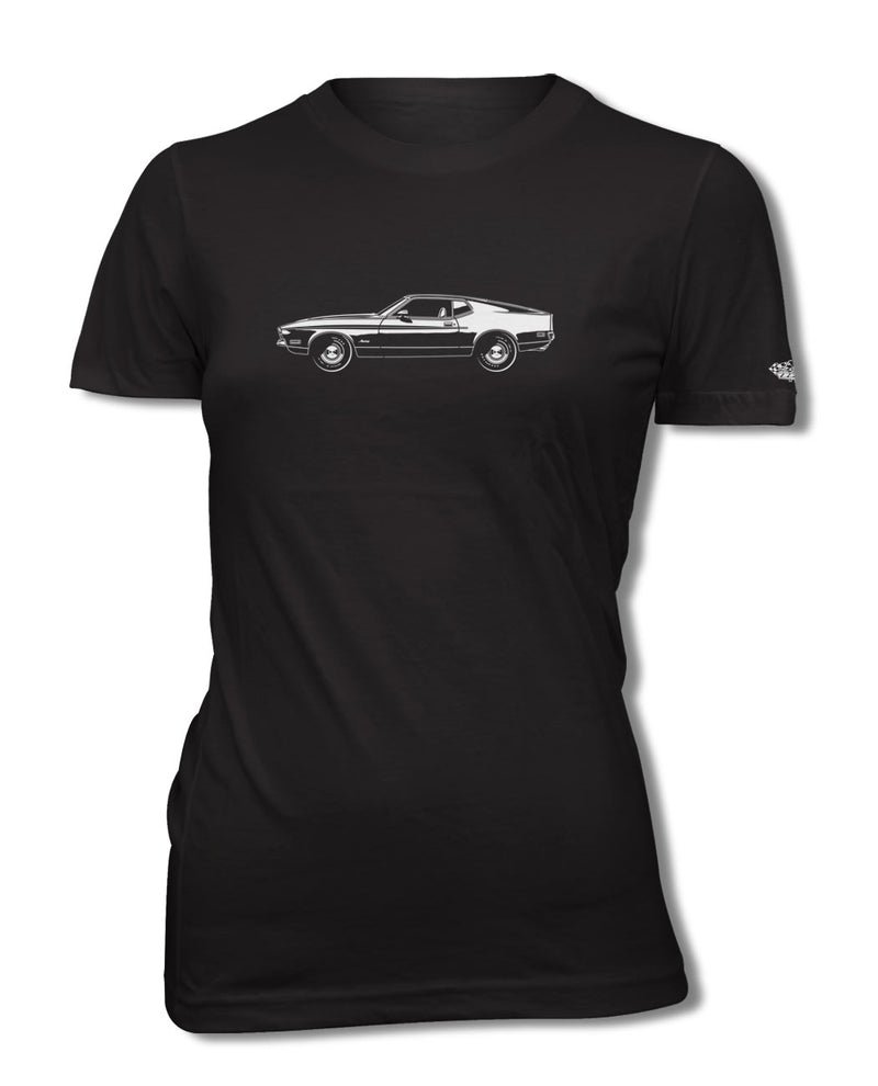 1971 Ford Mustang Sports Sportsroof T-Shirt - Women - Side View