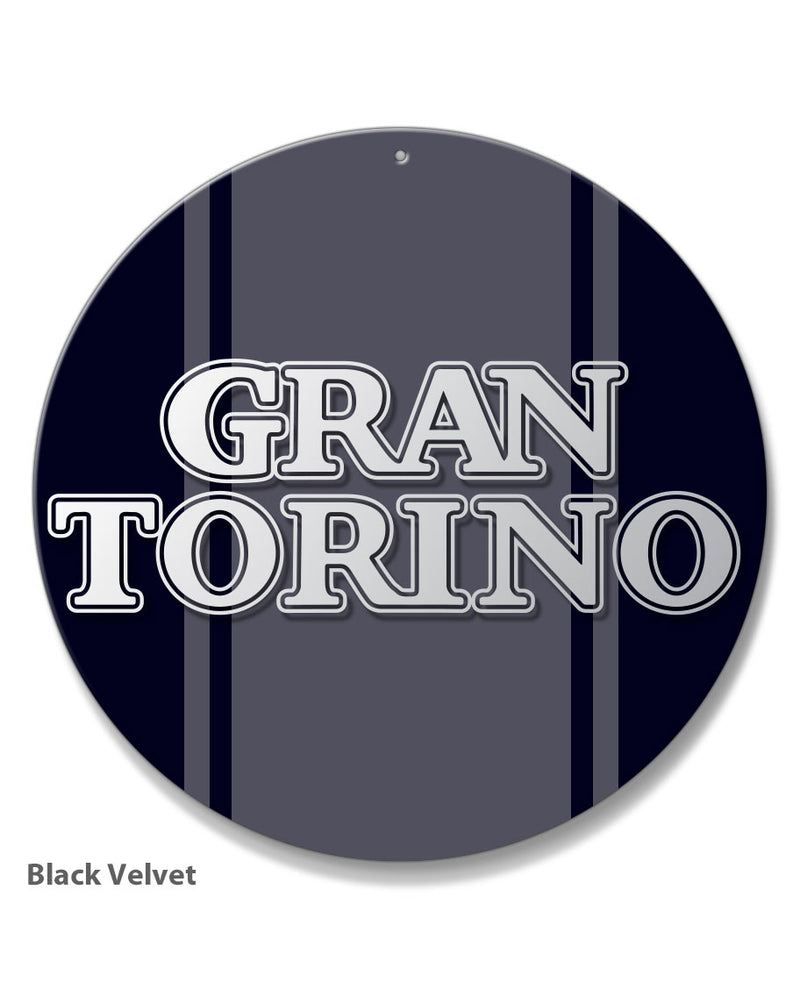 Ford Gran Torino 1972 - 1975 Emblem Round Aluminum Sign