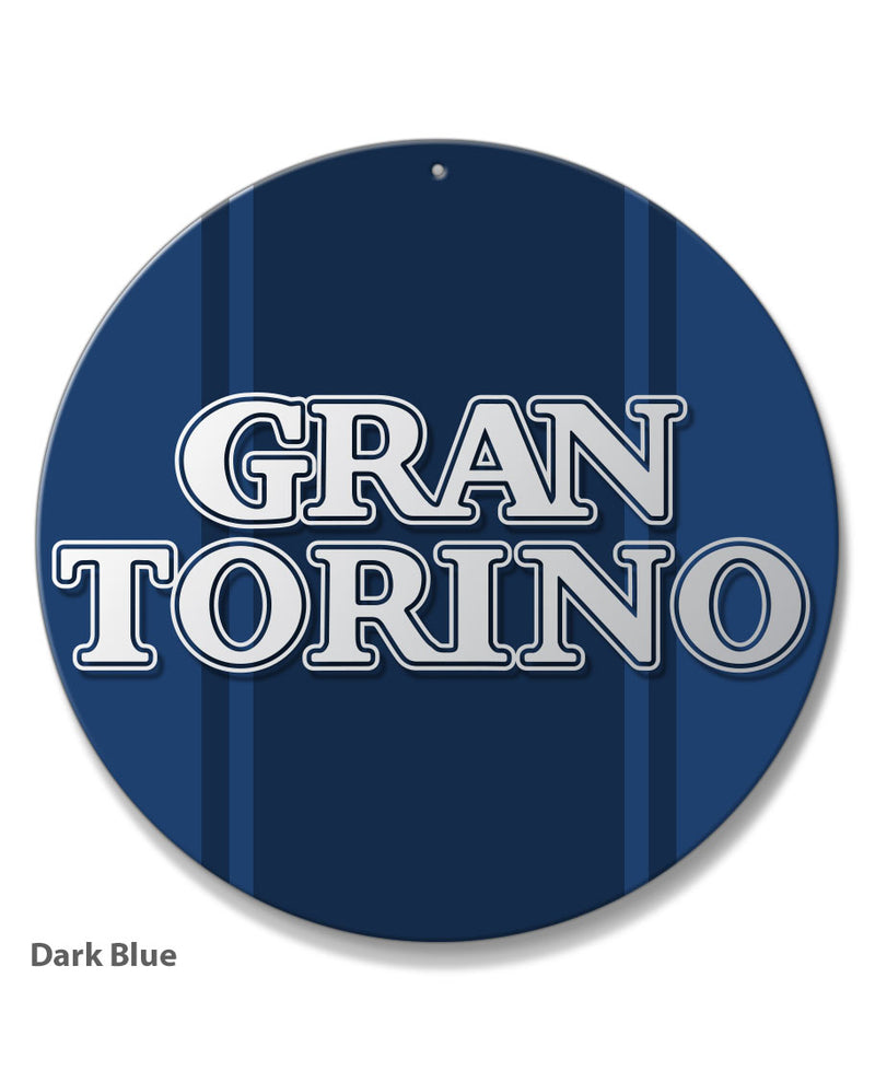 Ford Gran Torino 1972 - 1975 Emblem Round Aluminum Sign