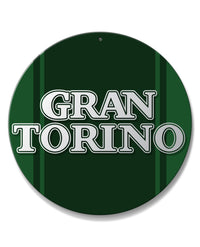 Ford Gran Torino 1972 - 1975 Emblem Round Aluminum Sign