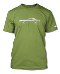 1972 Dodge Challenger Base Hardtop T-Shirt - Men - Side View