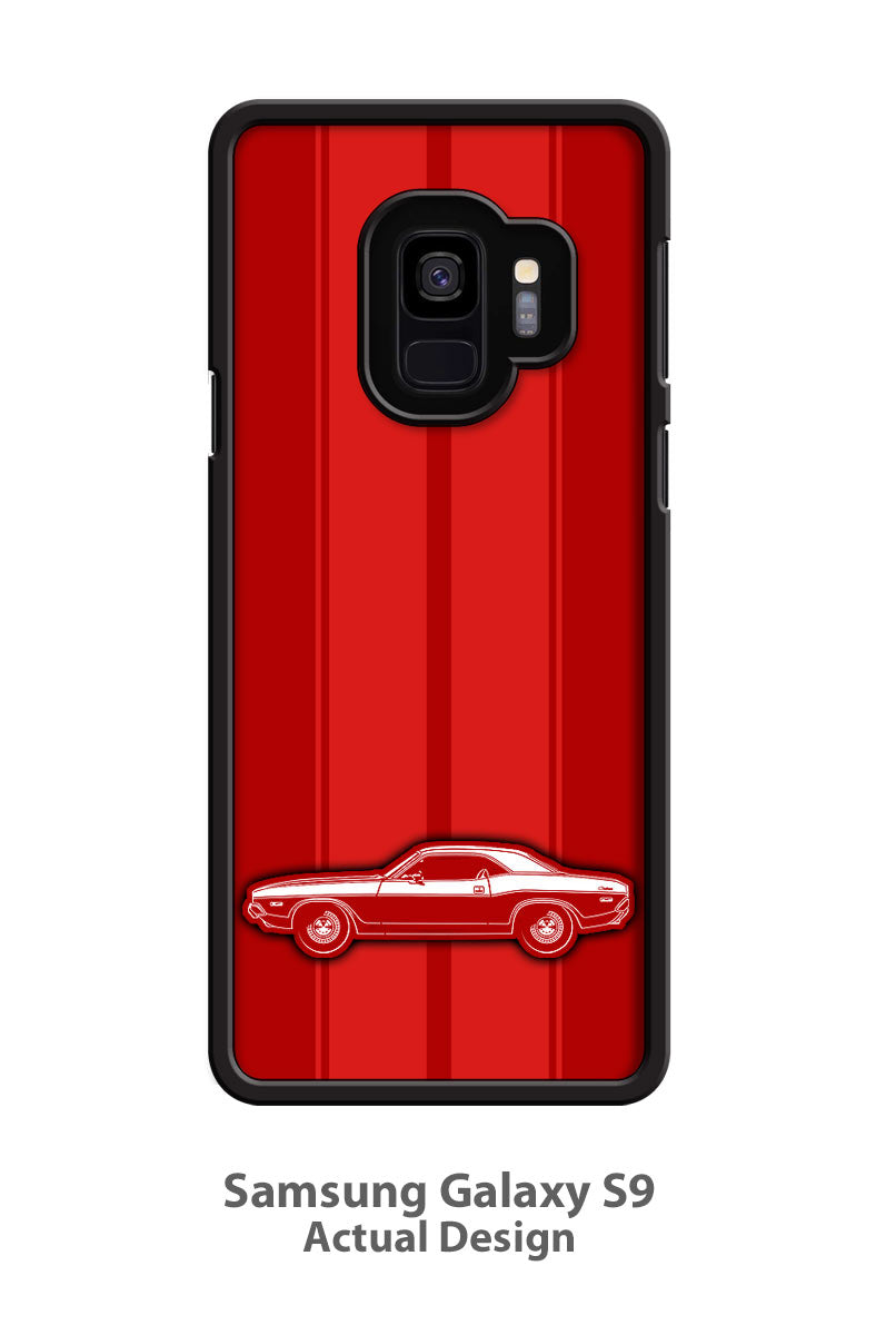 1972 Dodge Challenger Base Hardtop Smartphone Case - Racing Stripes