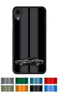 1972 Dodge Challenger Rallye with Stripes Coupe Smartphone Case - Racing Stripes