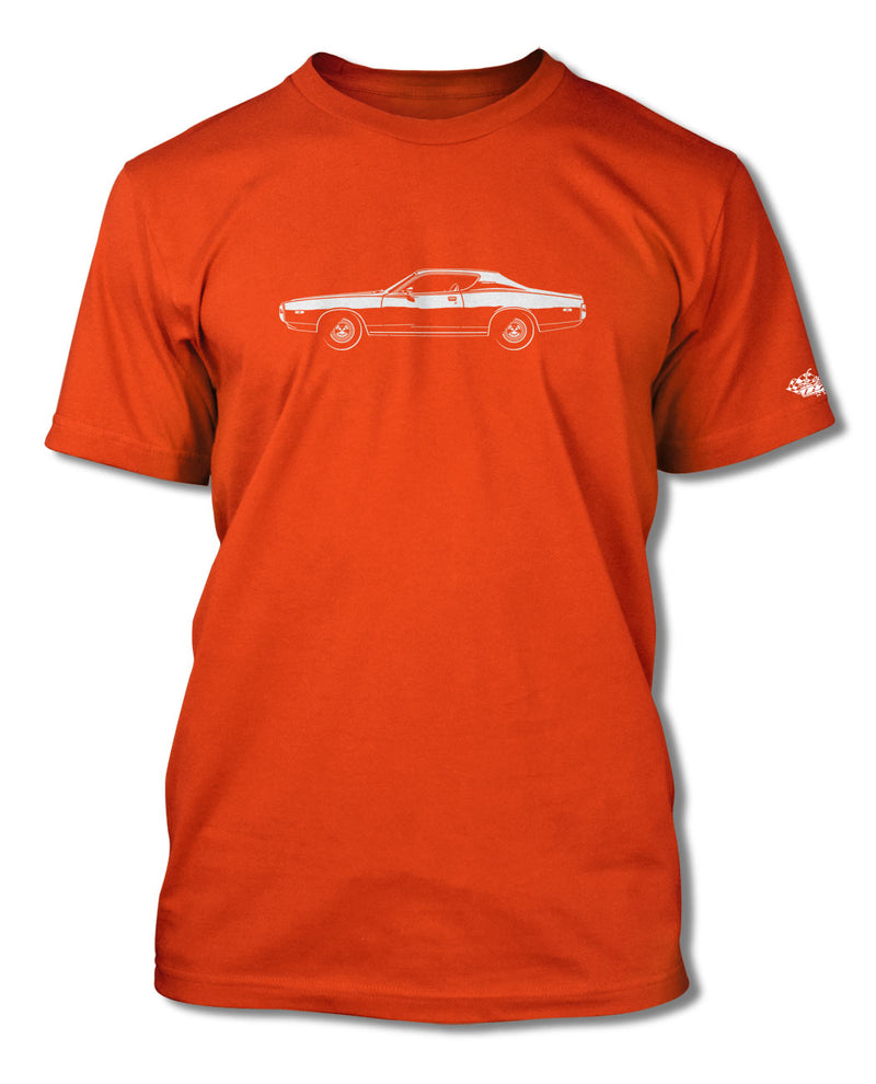1972 Dodge Charger Base Coupe T-Shirt - Men - Side View