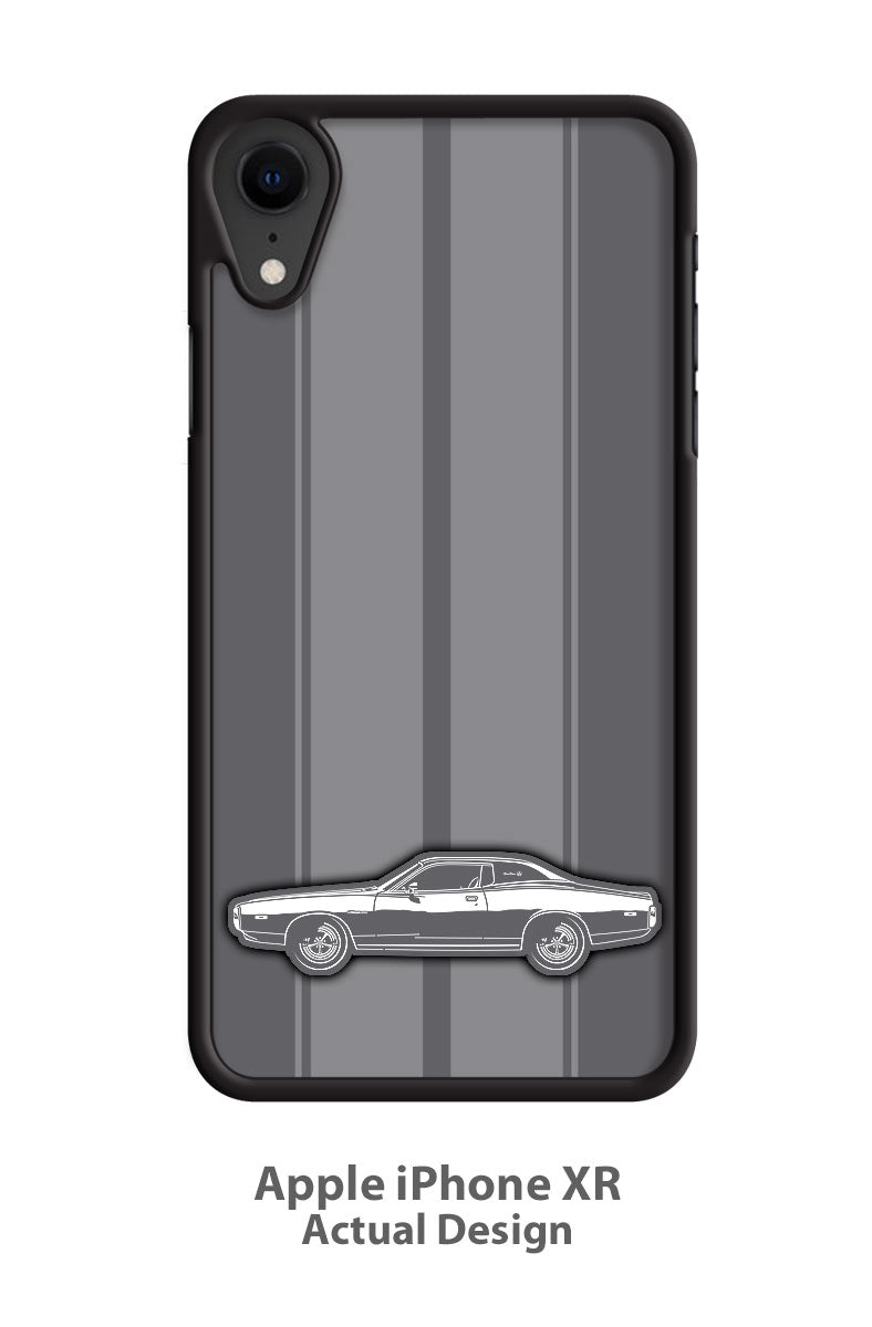 1972 Dodge Charger SE Hardtop Smartphone Case - Racing Stripes