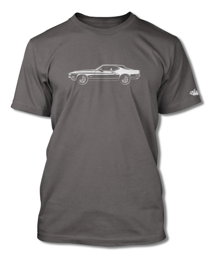 1972 Ford Mustang Sports Coupe T-Shirt - Men - Side View