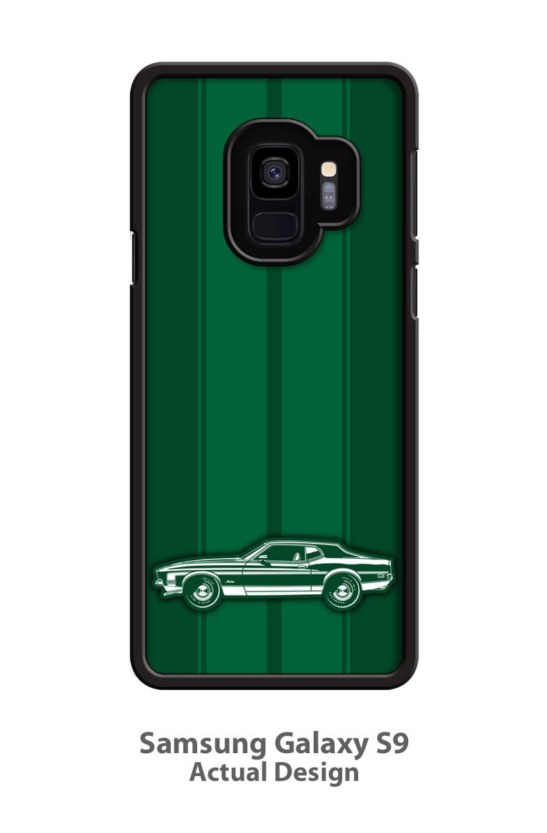 1972 Ford Mustang Sports with Stripes Coupe Smartphone Case - Racing Stripes