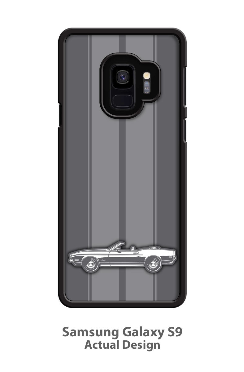 1972 Ford Mustang Sports Convertible Smartphone Case - Racing Stripes