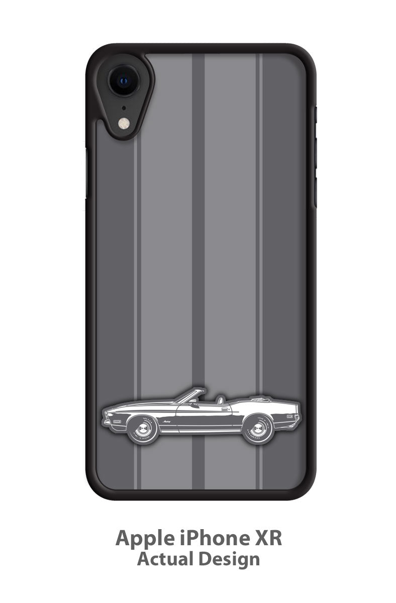 1972 Ford Mustang Sports Convertible Smartphone Case - Racing Stripes