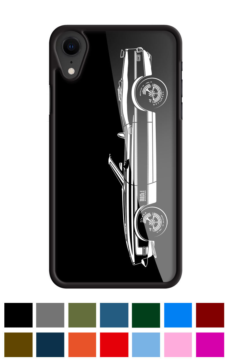 1972 Ford Mustang Mach 1 re-creation Convertible Smartphone Case - Side View