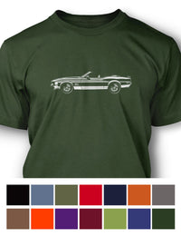 1972 Ford Mustang Mach 1 re-creation Convertible T-Shirt - Men - Side View