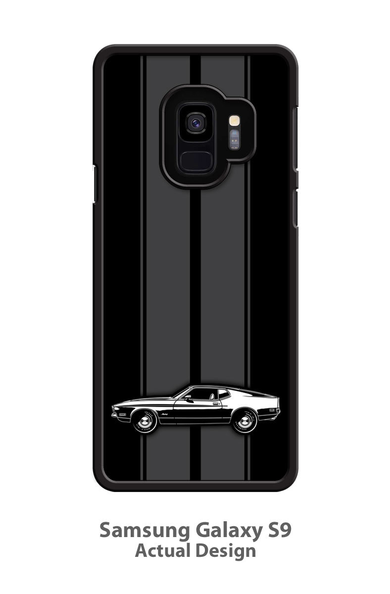 1972 Ford Mustang Sports Sportsroof Smartphone Case - Racing Stripes