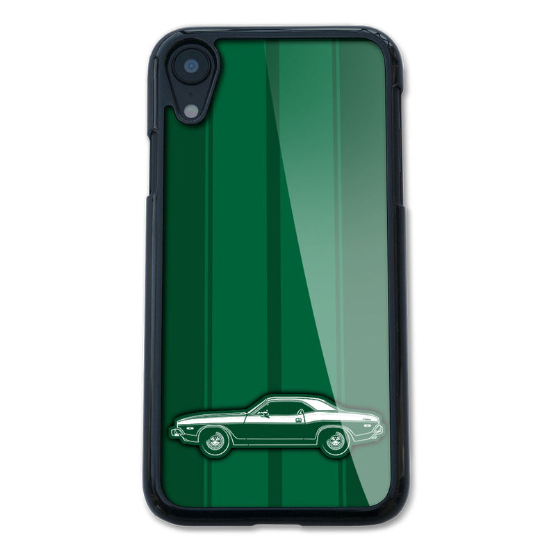 1973 Dodge Challenger Base Hardtop Smartphone Case - Racing Stripes