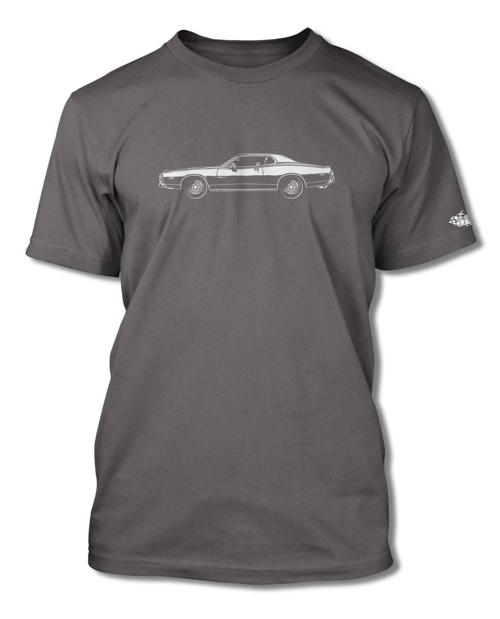 1973 Dodge Charger Rallye 440 Magnum Coupe T-Shirt - Men - Side View