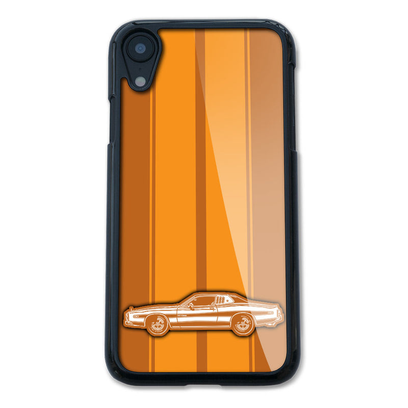 1973 Dodge Charger SE with Stripes Hardtop Smartphone Case - Racing Stripes