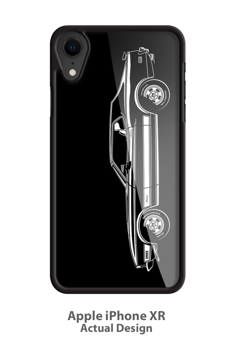 1973 Ford Mustang Sports with Stripes Coupe Smartphone Case - Side View