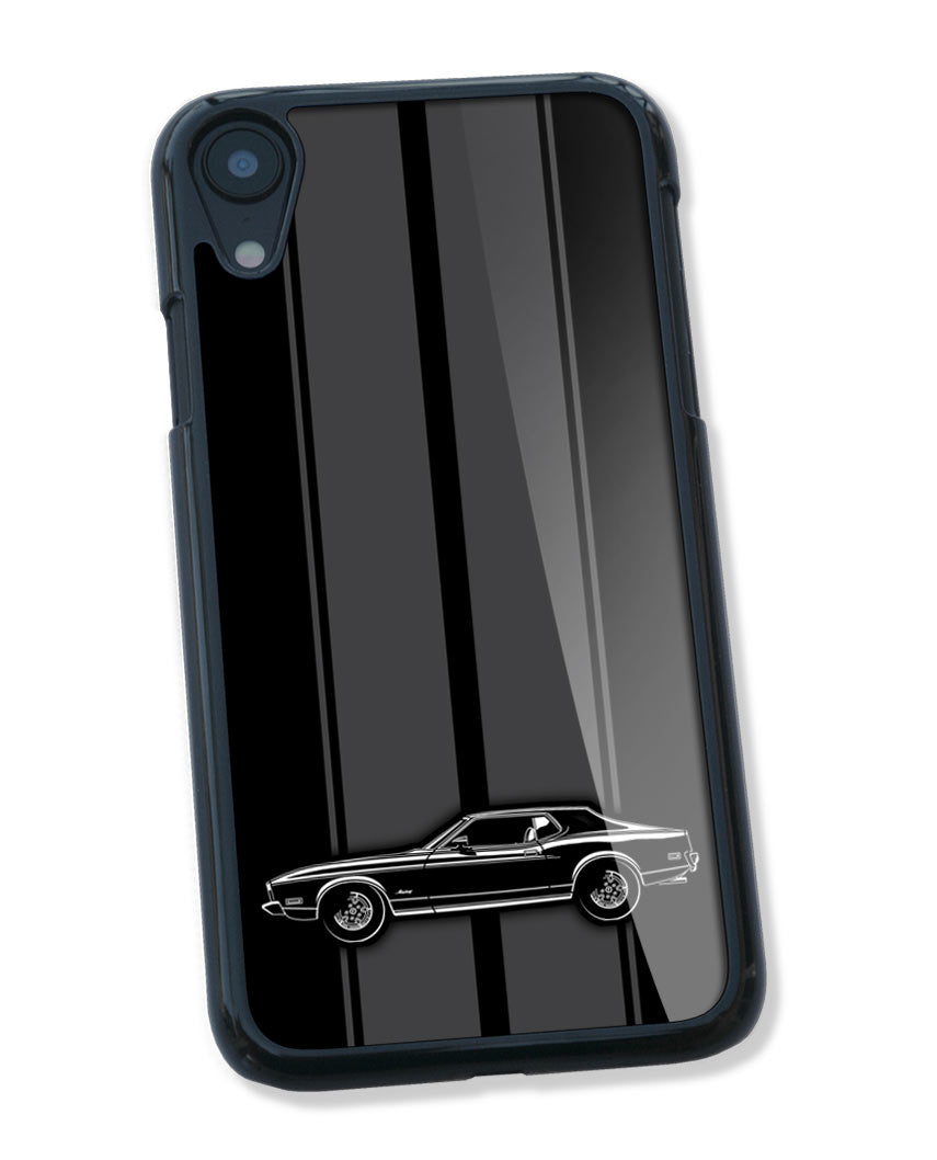 1973 Ford Mustang Sports Coupe Smartphone Case - Racing Stripes