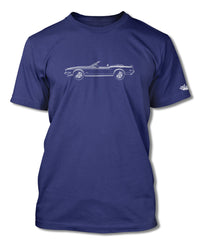 1973 Ford Mustang Mach 1 re-creation Convertible T-Shirt - Men - Side View