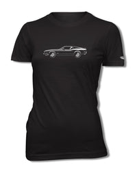 1973 Ford Mustang Mach 1 Sportsroof T-Shirt - Women - Side View