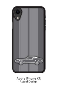 1973 Ford Mustang Grande Hardtop Smartphone Case - Racing Stripes