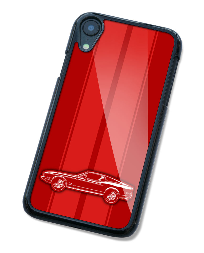 1973 Ford Mustang Sports Sportsroof Smartphone Case - Racing Stripes