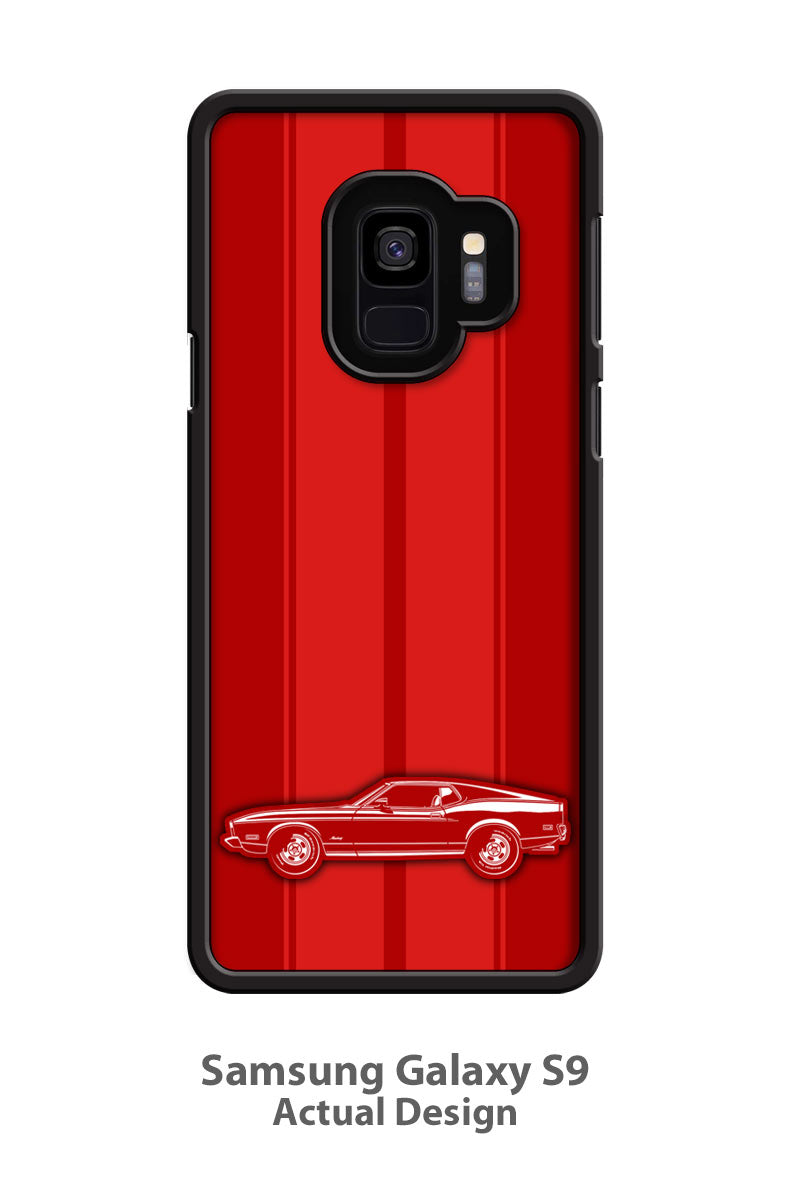 1973 Ford Mustang Sports Sportsroof Smartphone Case - Racing Stripes