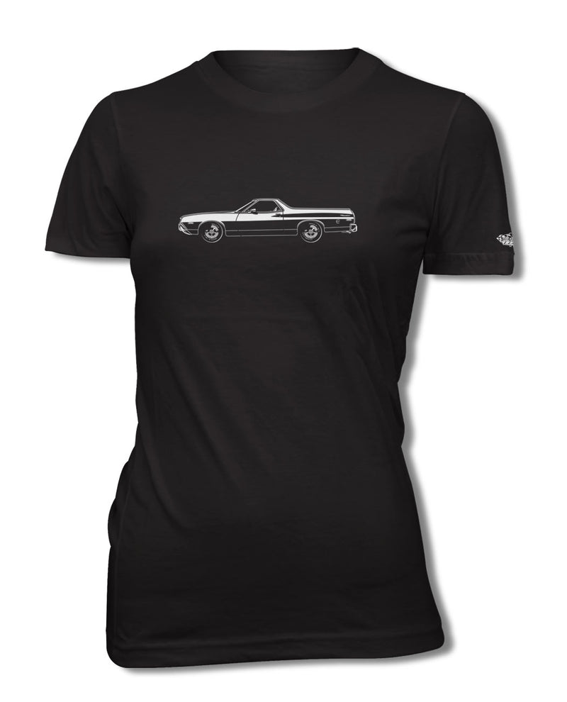 1973 Ford Ranchero GT T-Shirt - Women - Side View