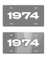 1974 Customizable - License Plate