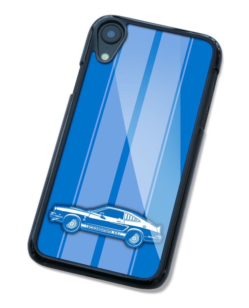 1976 Ford Mustang Cobra II Charlie’s Angels Coupe Smartphone Case - Racing Stripes