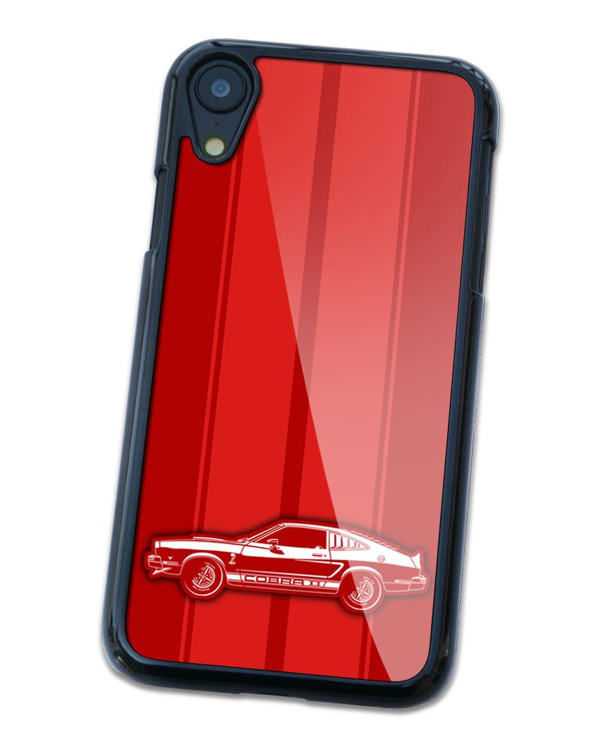 1976 Ford Mustang Cobra II Coupe Smartphone Case - Racing Stripes