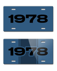 1978 Customizable - License Plate