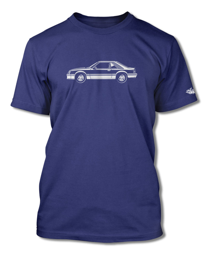 1979 Ford Mustang Turbo Hatchback T-Shirt - Men - Side View
