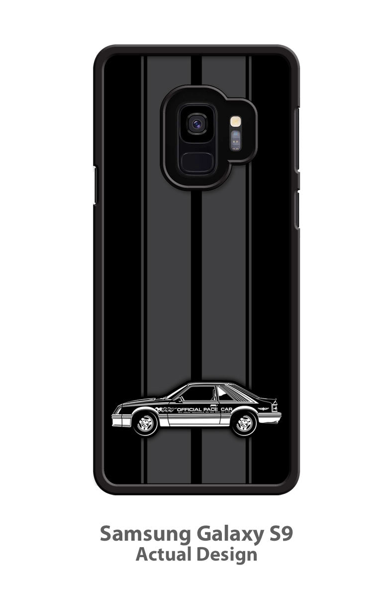 1979 Ford Mustang Pace Car Hatchback Smartphone Case - Racing Stripes