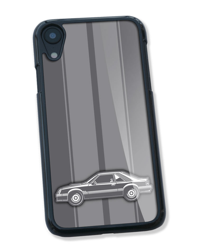 1982 Ford Mustang GT Hatchback Smartphone Case - Racing Stripes