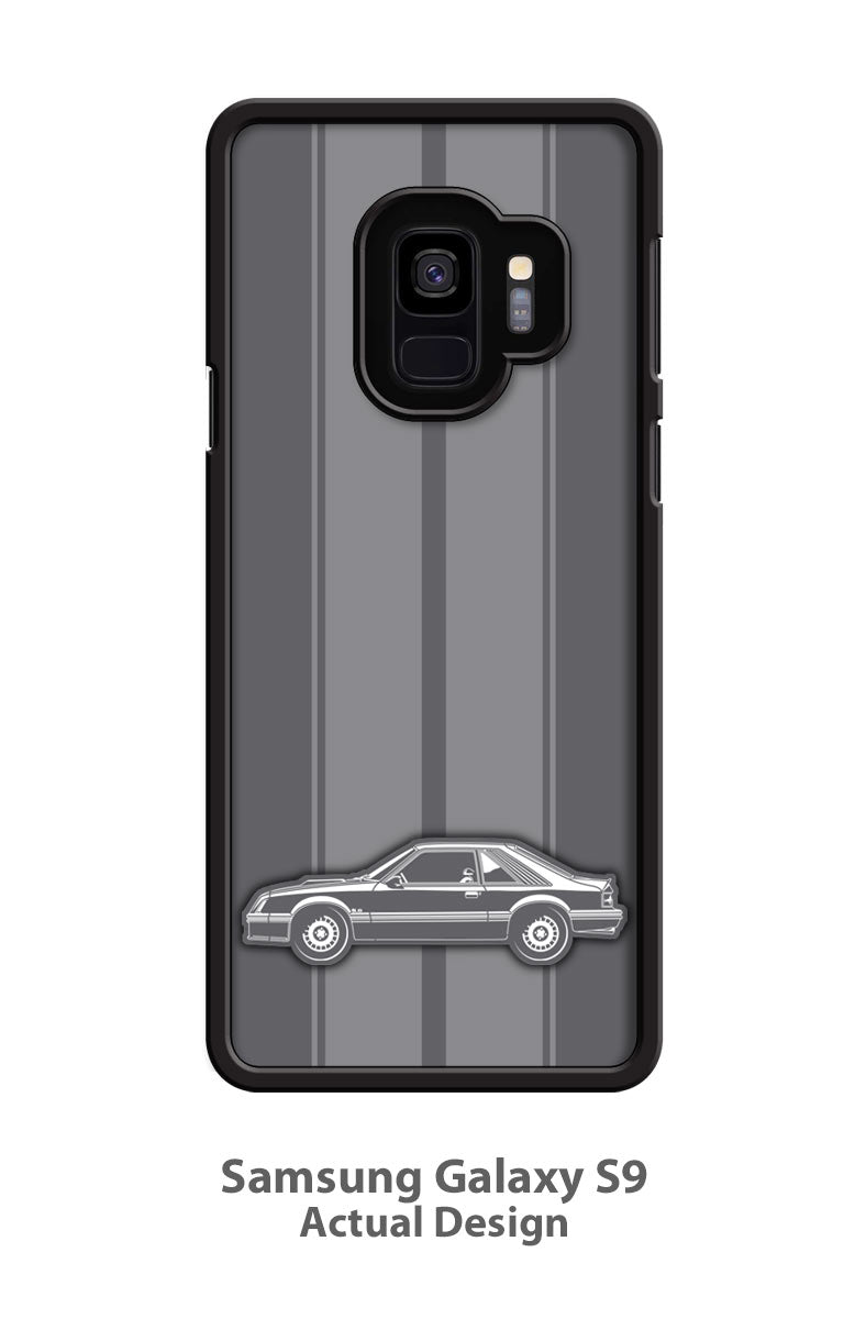 1982 Ford Mustang GT Hatchback Smartphone Case - Racing Stripes